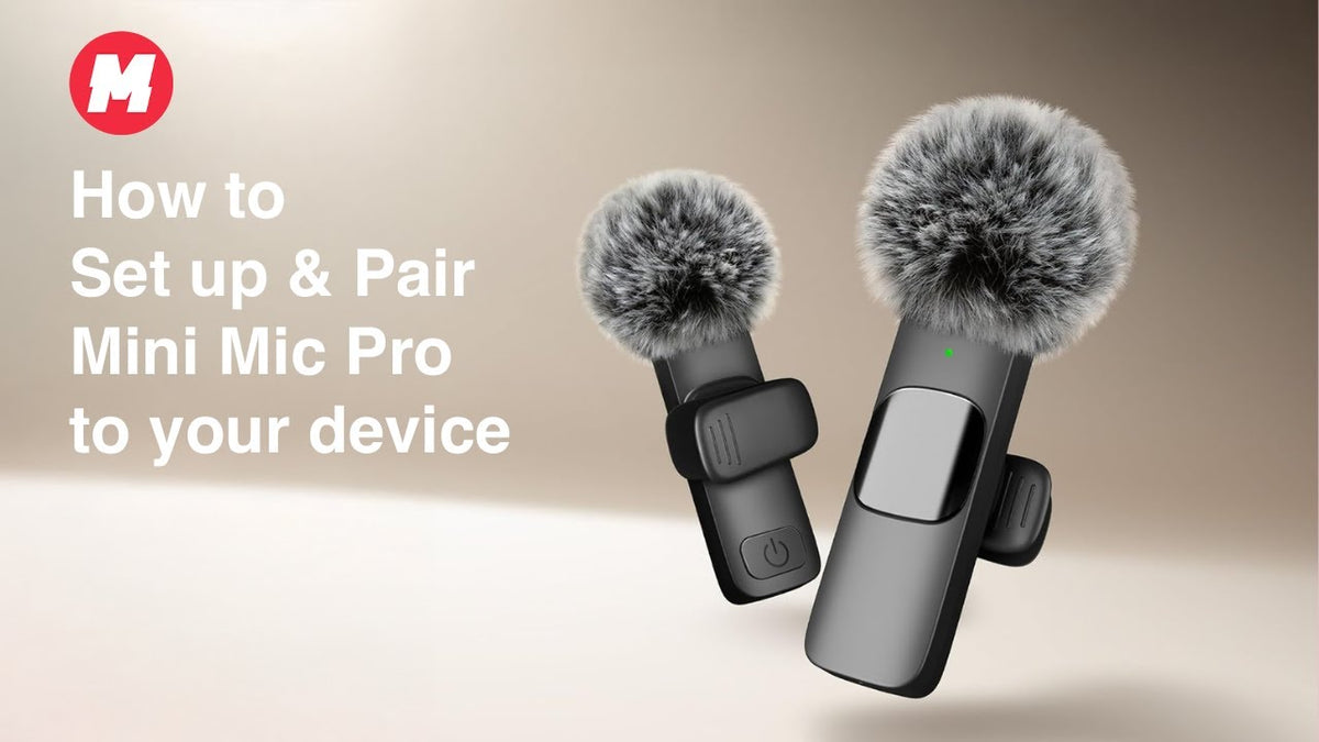 Mini Mic Pro setup video